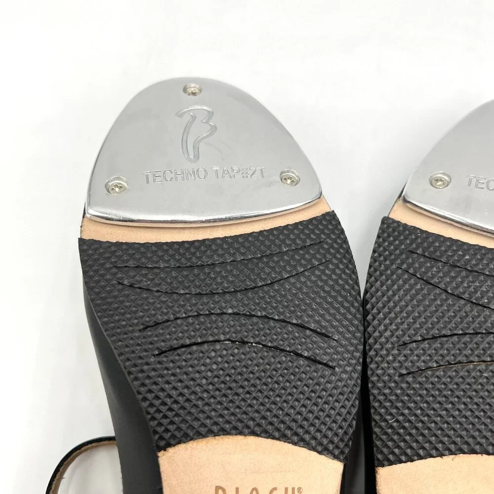 6.5N 6.5 NARROW WIDTH Bloch S0302L Tap On‎ Black Leather Mary Jane Dance Shoes